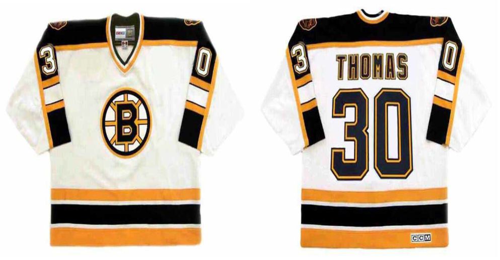 2019 Men Boston Bruins #30 Thomas White CCM NHL jerseys